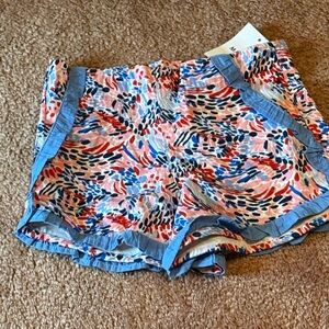 Macrae Skye Colorful Kids Shorts with Blue Trim